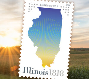 Illinois Statehood stamp