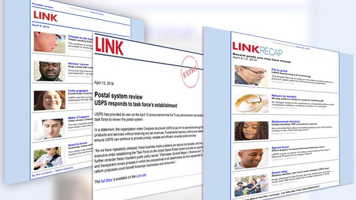 Screenshots of Link articles