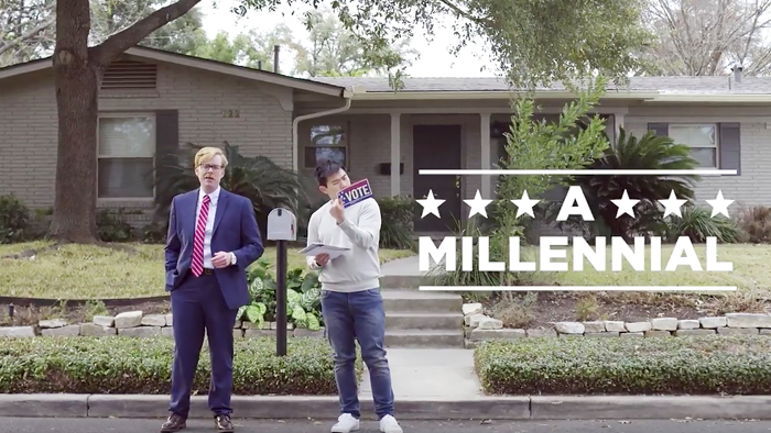 Shot from the “Be Direct with Political Mail" video