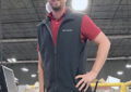 Jonathan McIntosh, a distribution operations acting supervisor at the Orlando, FL, Seminole Processing and Distribution Center, dons a holiday hat.