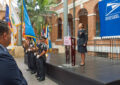 Sgt. Milani Peña of the Puerto Rico Army National Guard performs