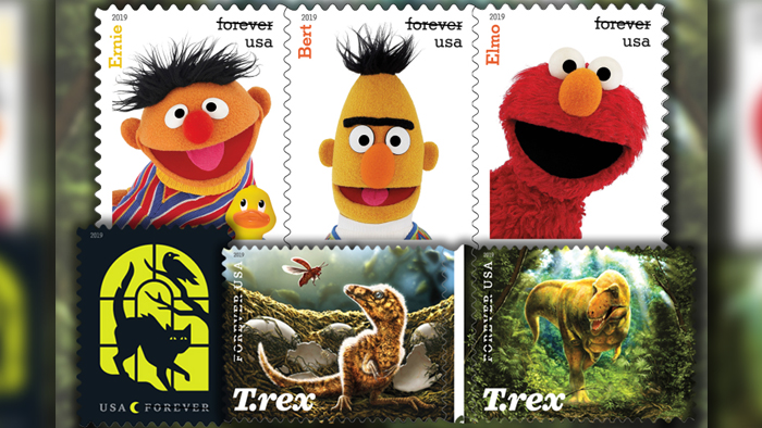 New stamps from USPS in 2019