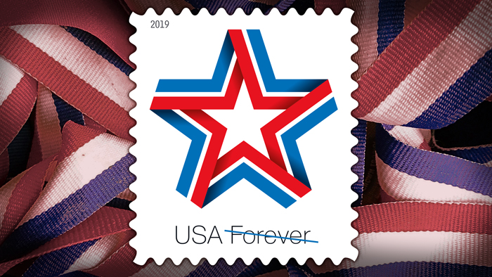 Star Ribbon stamp