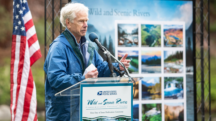 Wild and Scenic Rivers stamps dedication