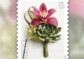 Stamp showing boutonniere