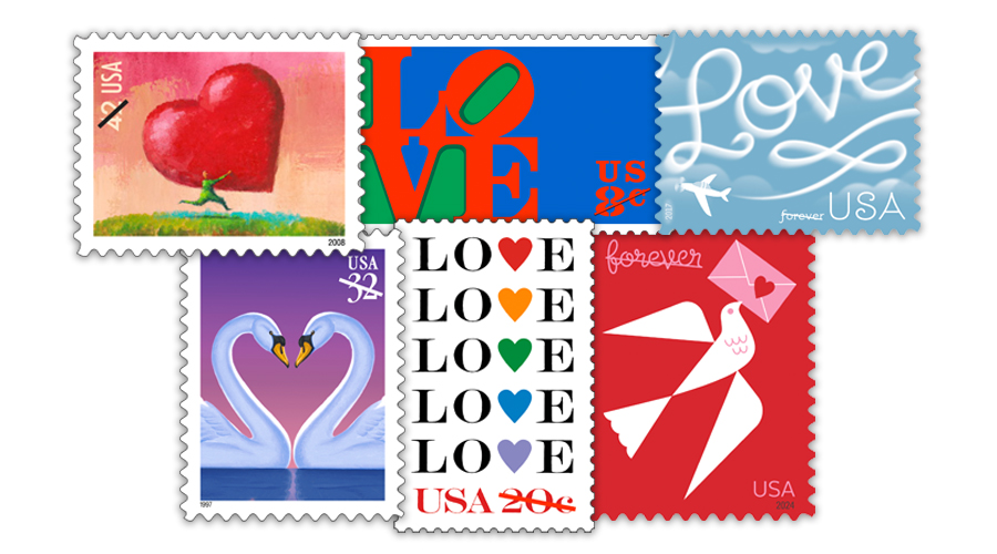 USPS Love stamps