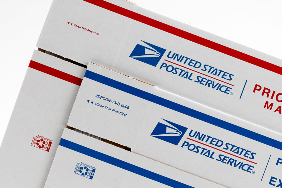 USPS Priority Mail boxes
