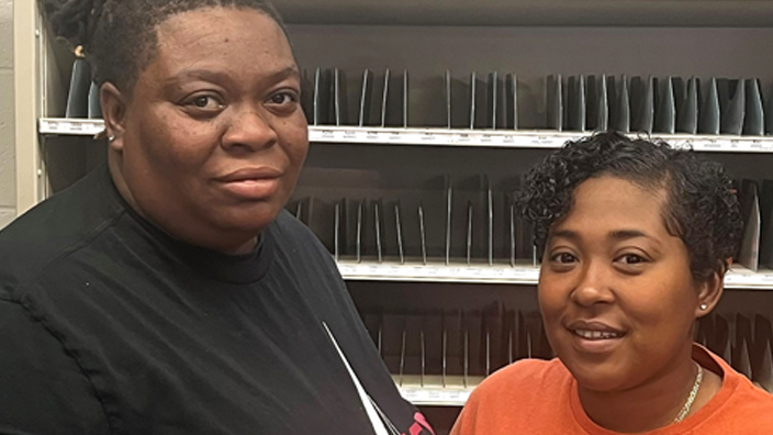 USPS highway contract route drivers Shakeara and Taishonna Stewart
