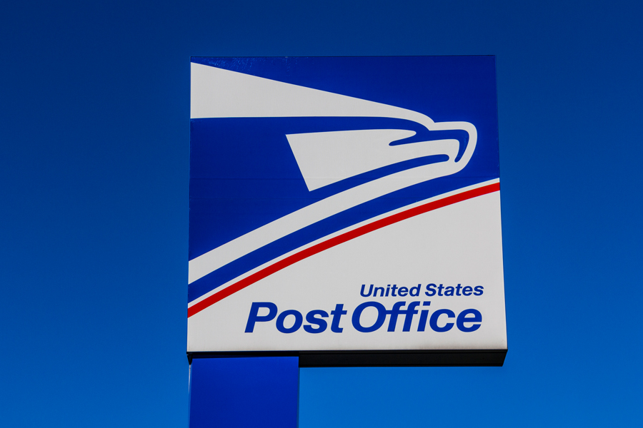 United States Post Office sign