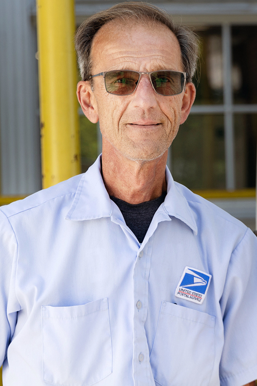 Letter Carrier Bruce Schnittker at the Garden City, NY, Post Office