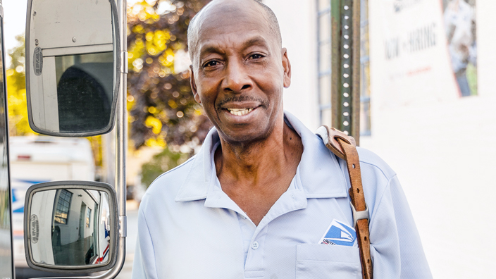 USPS Letter Carrier Eugene Leader