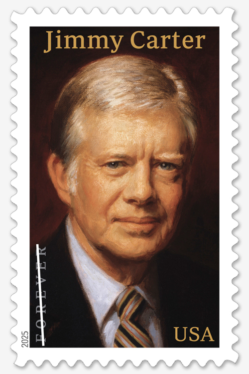 Former President Jimmy Carter to be honored with a stamp | USPS announced the upcoming release in Plains, GA