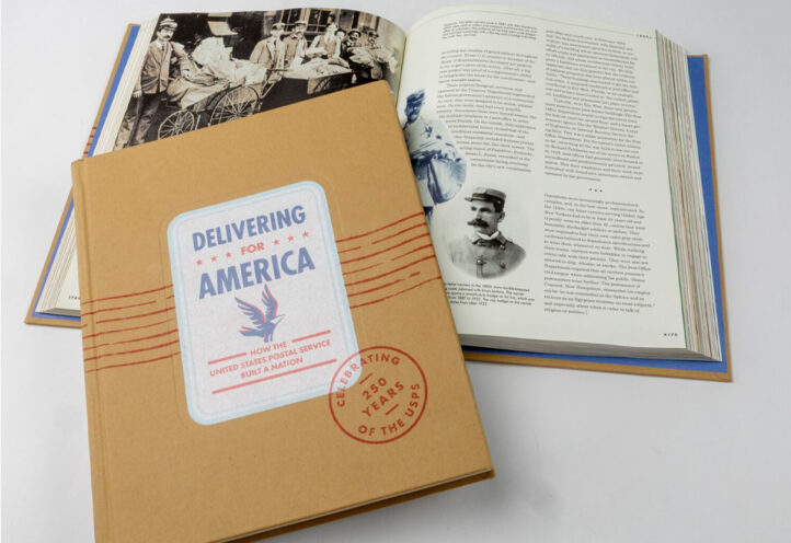 A coffee table book on a white background