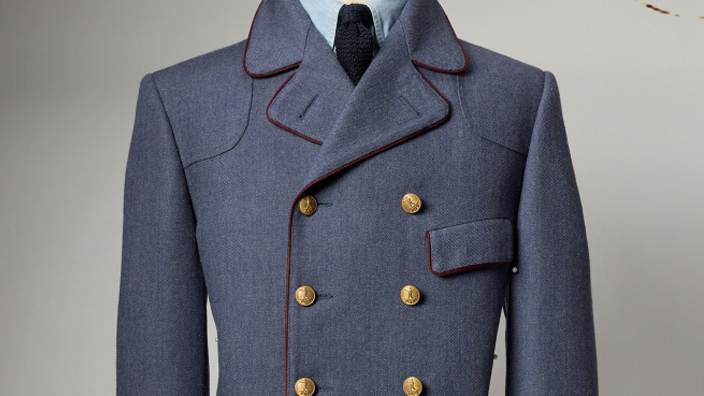A vintage-style postal jacket