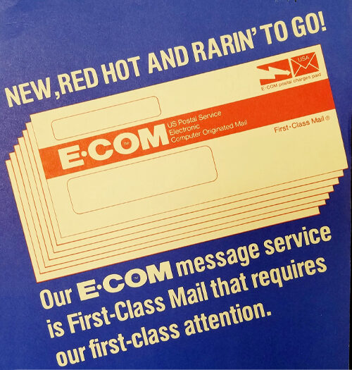 The E-COM logo