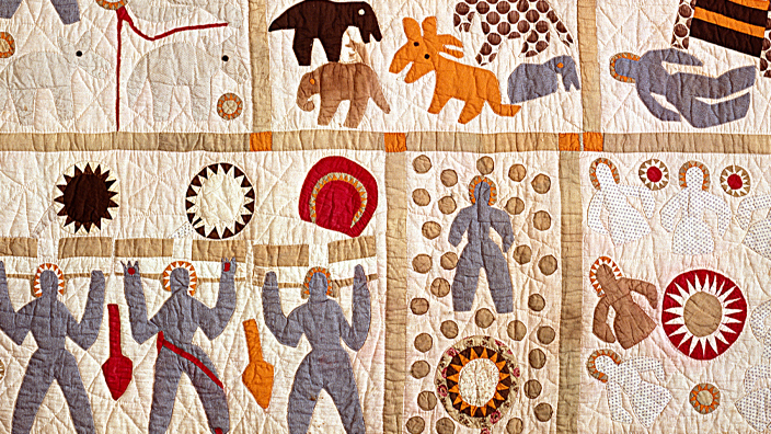 An image of the 11-panel “Bible Quilt”