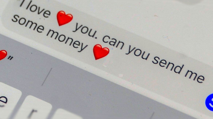 Image of a cellphone screen displaying text messages