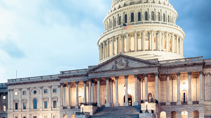 A photo of the U.S. Capitol in Washington, DC.